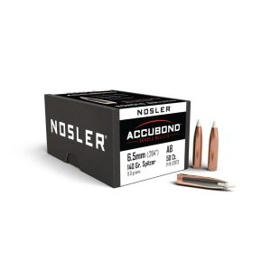 Nosler AccuBond Rifle Bullets 6.5mm .264" 140 gr SBT-ACB 50/ct