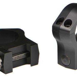 Warne 2-Piece Picatinny Style Mountain Tech Scope Rings 1" Low - Matte
