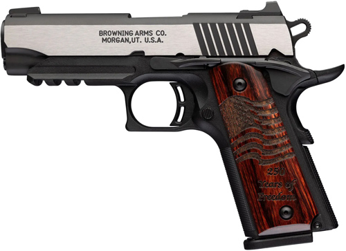 BROWNING 1911-380 BLACK LABEL - MED PRO 380ACP 3.62" RAIL 250 - Image 2