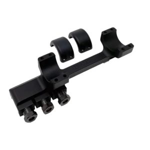 DNZ Freedom Reaper Forward Ring Picatinny Rail Mount 1" Black 1-piece