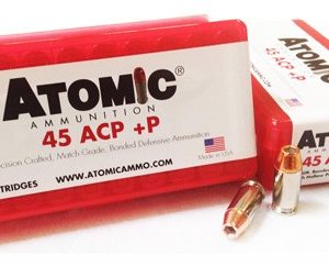 ATOMIC AMMO 45ACP +P - 185GR BONDED JHP 50-PACK