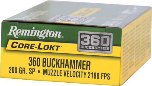 REMINGTON 360 BUCKHAMMER 200GR - CORE-LOKT SP 20RD 10BX/CS - Image 2