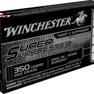WINCHESTER SUPER SUPPRESS 350 - LEGEND 255GR FMJ 20RD 10BX/CS