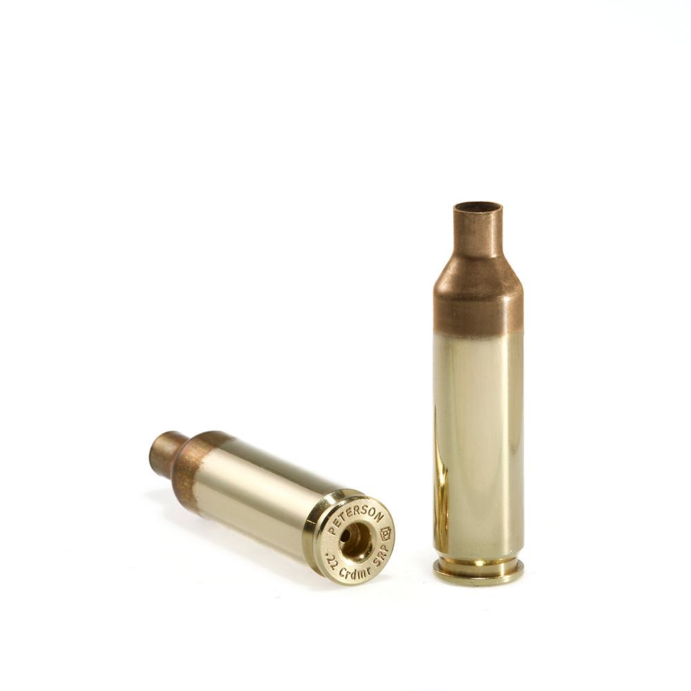 Peterson SRP(Small Rifle Primer) Unprimed Brass 22 Creedmoor - 50/ct