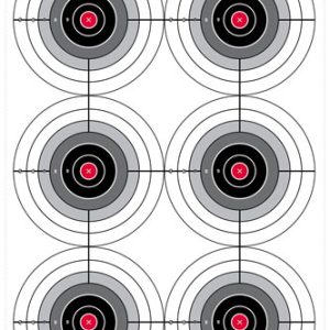 SPLATTER SHOT TARGET 12" - BULLSEYE MULTI-COLOR 5PK