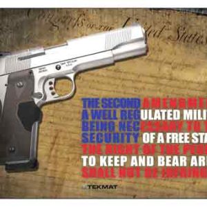 TEKMAT ARMORERS BENCH MAT - 11"x17" 2ND AMMENDMENT