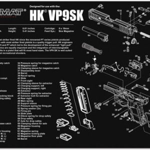 TEKMAT ARMORERS BENCH MAT - 11"x17" HECKLER & KOCH VP9SK