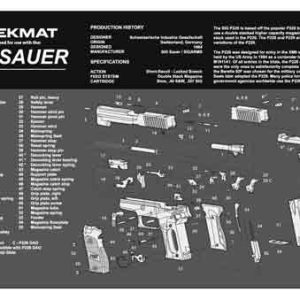 TEKMAT ARMORERS BENCH MAT - 11"x17" SIG SAUER 226 PISTOL