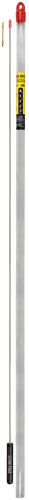PRO SHOT STAINLESS 1PC RIFLE - CLEANING ROD 42" .22-.26 CAL