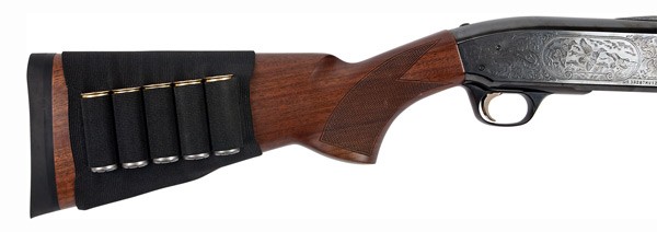 ALLEN SHOTGUN STOCK SLEEVE - SHELL CARRIER BLACK NYLON