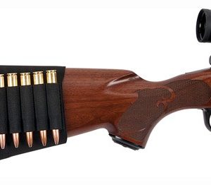 ALLEN RIFLE STOCK SLEEVE - CARTRIDGE CARRIER BLACK NYLON