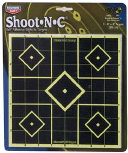 B/C TARGET SHOOT-N-C 8" - SIGHT-IN 15 TARGETS