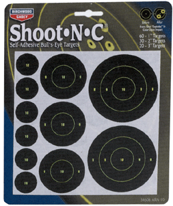 B/C TARGET SHOOT-N-C ASSORTED - 1"-72 2"-36 3"-24