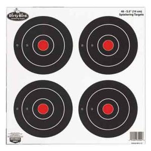 B/C TARGET DIRTY BIRD 6" - BULL'S-EYE 48 TARGETS