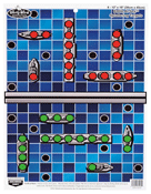 B/C TARGET PREGAME 12"X18" - BATTLE AT SEA 8 TARGETS