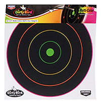 B/C TARGET DIRTY BIRD 12"MULTI - -COLOR BULL'S-EYE 10 TARGETS