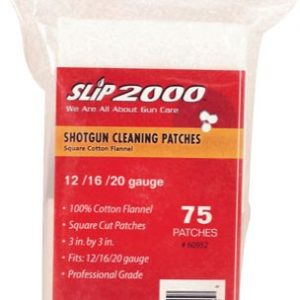 SLIP 2000 CLEANING PATCHES 3" - SQUARE .12/.16/.20GA 75-PACK