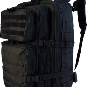 RED ROCK LARGE ASSAULT PACK - BLACK W/ WEBBING