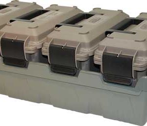 MTM 4-CAN AMMO CRATE W/ 4 .30 - CAL AMMO CANS ARMY GRN/DK ERTH