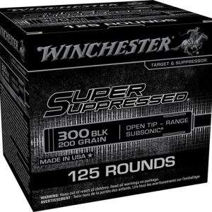 WINCHESTER SUPPRESSED 300 AAC - 200GR FMJ 125RD 6BX/CS