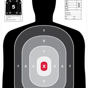 SPLATTER SHOT TARGET B27 - SILHOUETTE PRO 23"X35" 5PK