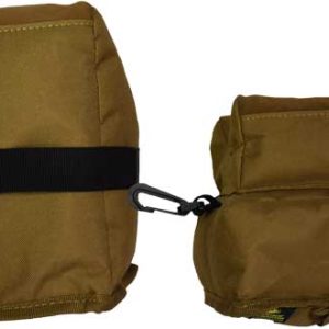 TOC3 BENCH BAG 2-PC SET - TAN FABRIC/TAN LEATHER