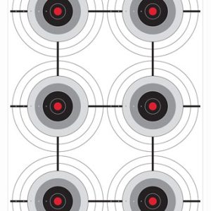 B/C TARGET EZE-SCORER 23"X35" - MULTIPLE BULL'S-EYE 5 TARGETS