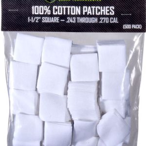 BREAKTHROUGH CLEANING PATCHES - 1 1/2" SQUARE .243-270 50 PACK