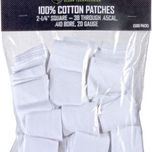 BREAKTHROUGH CLEANING PATCHES - 2 1/4" SQUARE .38-.45 50 PACK