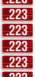 MTM AMMO CALIBER LABELS 223 - 8-PACK