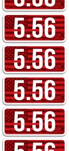 MTM AMMO CALIBER LABELS 5.56 - 8-PACK
