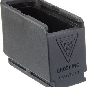 GHOST MOAB MAG EXTENSION FOR - GLOCK 43X48 PLUS 4 RNDS BLACK