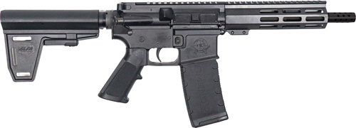 GLFA AR15 PISTOL 300 AAC 7.5" - W/ BRACE NITRIDE BARREL BLACK