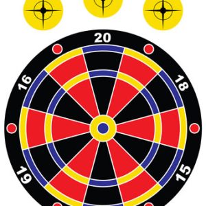 SPLATTER SHOT TARGET 12"X18" - DARTBOARD 8PK