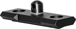 GROVTEC BIPOD STUD MT M-LOK - 2.3" ALUMINUM BLACK