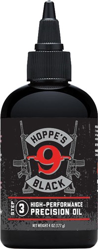 HOPPES BLACK LUBE 4 OZ. - RUST INHIBITOR W/TIP APPLICATR