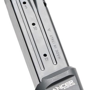 LANCER EXTENDED BASEPAD PLUS - 5RDS BLACK FOR SIG P320