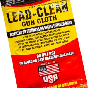 PRO SHOT LEAD CLEAN GUN CLOTH - 8.75"X11.25" 3PK