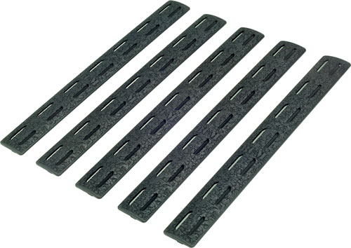 BCM RAIL PANEL KIT M-LOK 5.5" - BLACK 5 PACK
