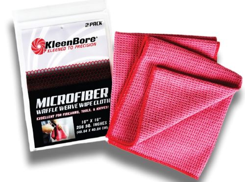 KLEENBORE MICROFIBER WAFFLE - WEAVE CLOTH 2PK