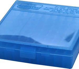 MTM AMMO BOX 22LR - 100-ROUNDS CLEAR BLUE