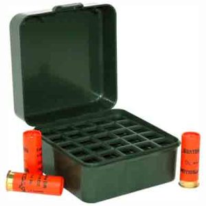 MTM AMMO BOX SHOTSHELL TO 3" - 1216& 20GA 25-ROUNDS F GRN