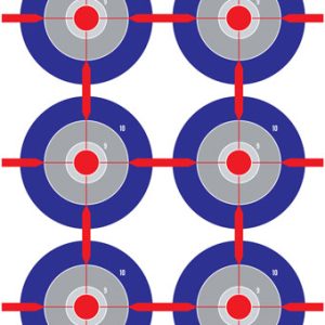 SPLATTER SHOT TARGET 12"X18" - MULTI-BULLSEYE 8PK