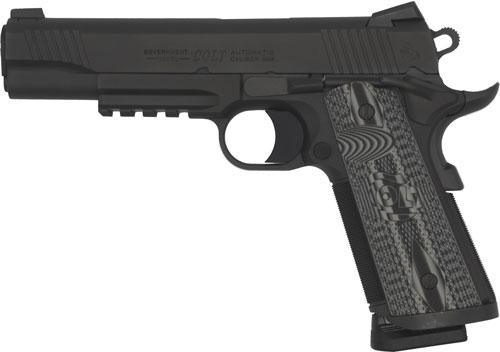 COLT COMBAT UNIT 45ACP 5" 8RD - MATTE BLACK PICATINNY RAIL - Image 2
