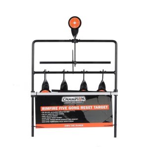 Champion Rimfire Five Gong Auto Reset Target Steel