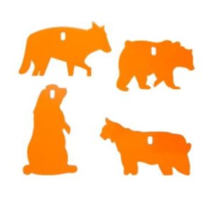 Impact Steel 4-Pack Animal Targets Rimfire