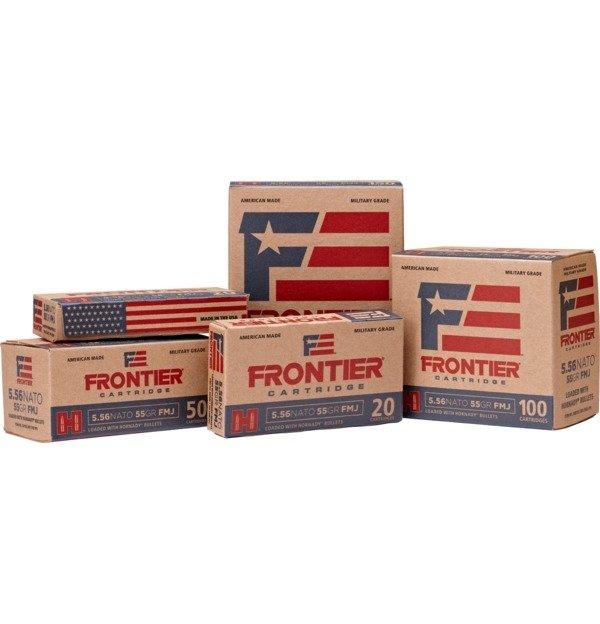 Hornady Frontier Rifle Ammunition 5.56X45 NATO 62 gr FMJ 3060 fps 20/ct