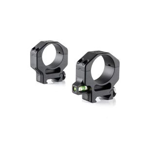 RPM Precision 34mm High (1.25'') Scope Rings with Co-Linear Bubble Level